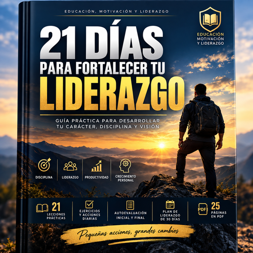 Portada de 21 Días para Fortalecer tu Liderazgo