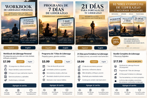 Bundle Completo de Liderazgo - 3 recursos digitales