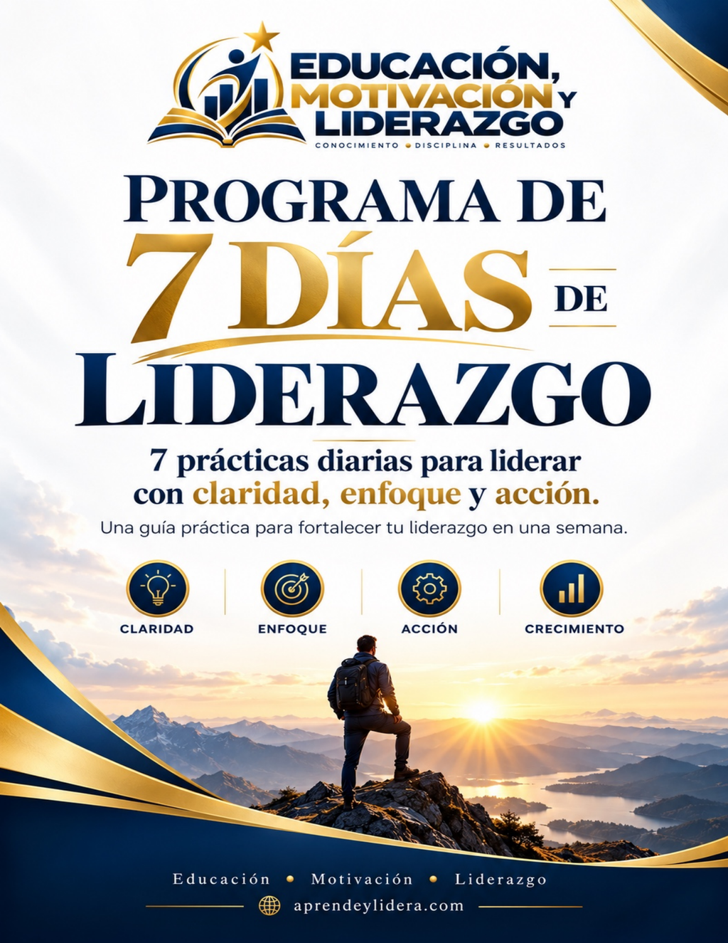 Portada premium del Programa de 7 Días de Liderazgo